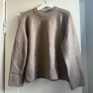 Abercrombie & Fitch Women's Taupe Crewneck Sweater
